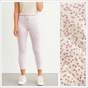 Leggings Hearts Print Full Length and Tummy control by Define your inspiration
